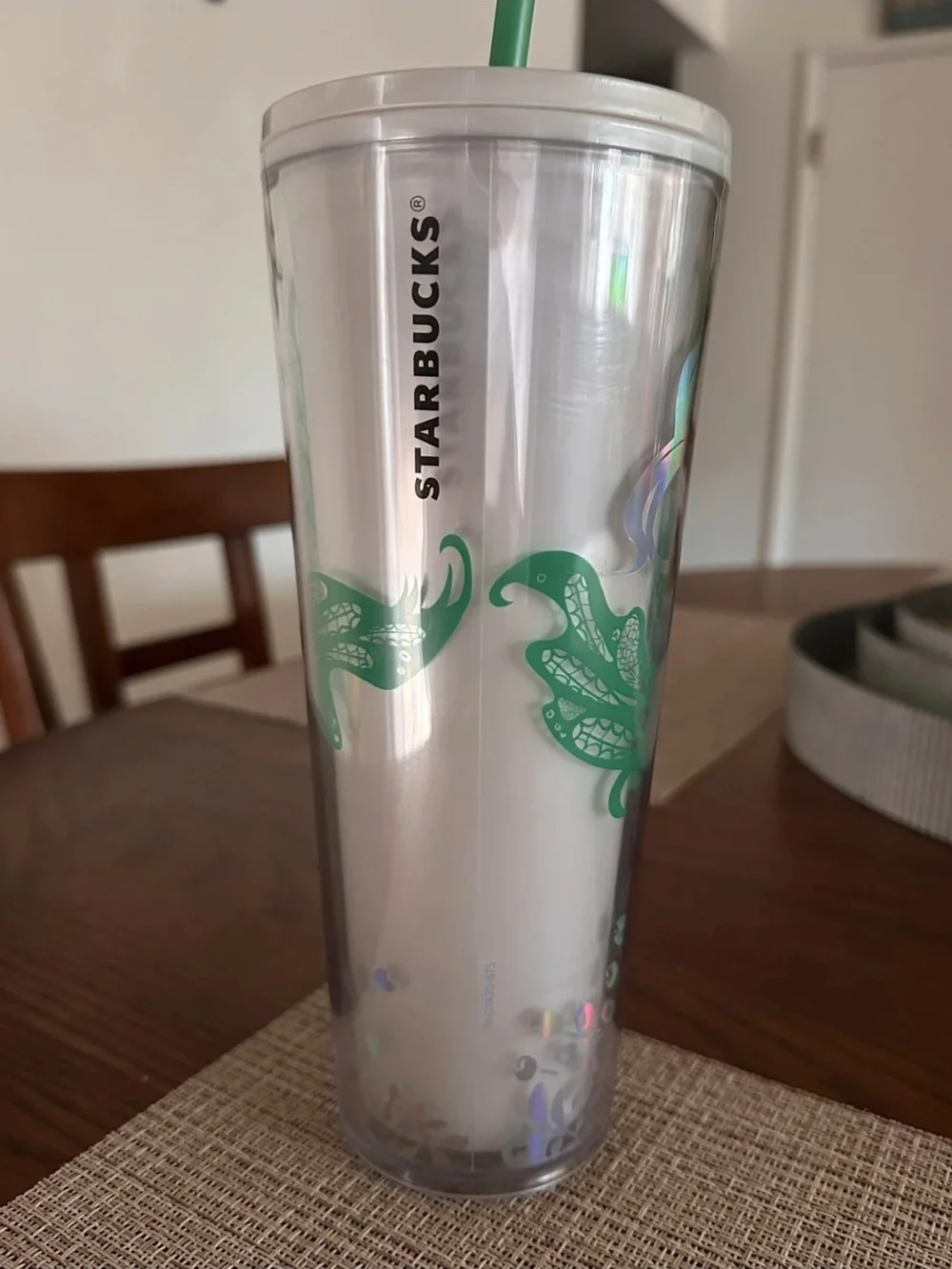 Starbucks Venti Iridescent Mermaid Tumbler NWOT